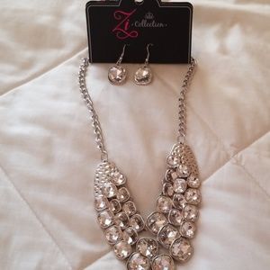Zi Collection Jewelry - 5 for $25 Silver Statement Neclace/Earring Set Zi Collection Jewelry - 5 for $25 Silver Statement Neclace/Earring Set